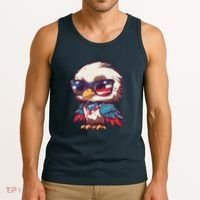 America Patriotic Bald Eagle Tank Top thumb 3
