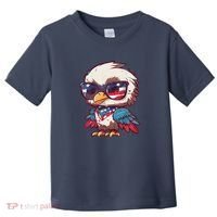 America Patriotic Bald Eagle Toddler T-Shirt thumb 0