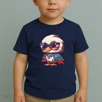 America Patriotic Bald Eagle Toddler T-Shirt thumb 2