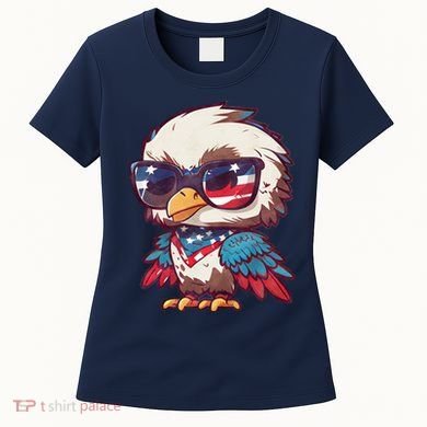 America Patriotic Bald Eagle Women's T-Shirt