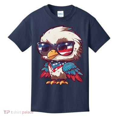 America Patriotic Bald Eagle Kids T-Shirt