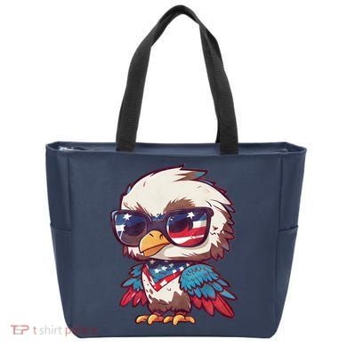 America Patriotic Bald Eagle Tote Bag