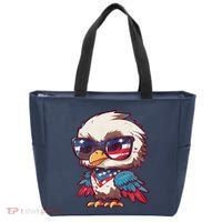 America Patriotic Bald Eagle Tote Bag thumb 0