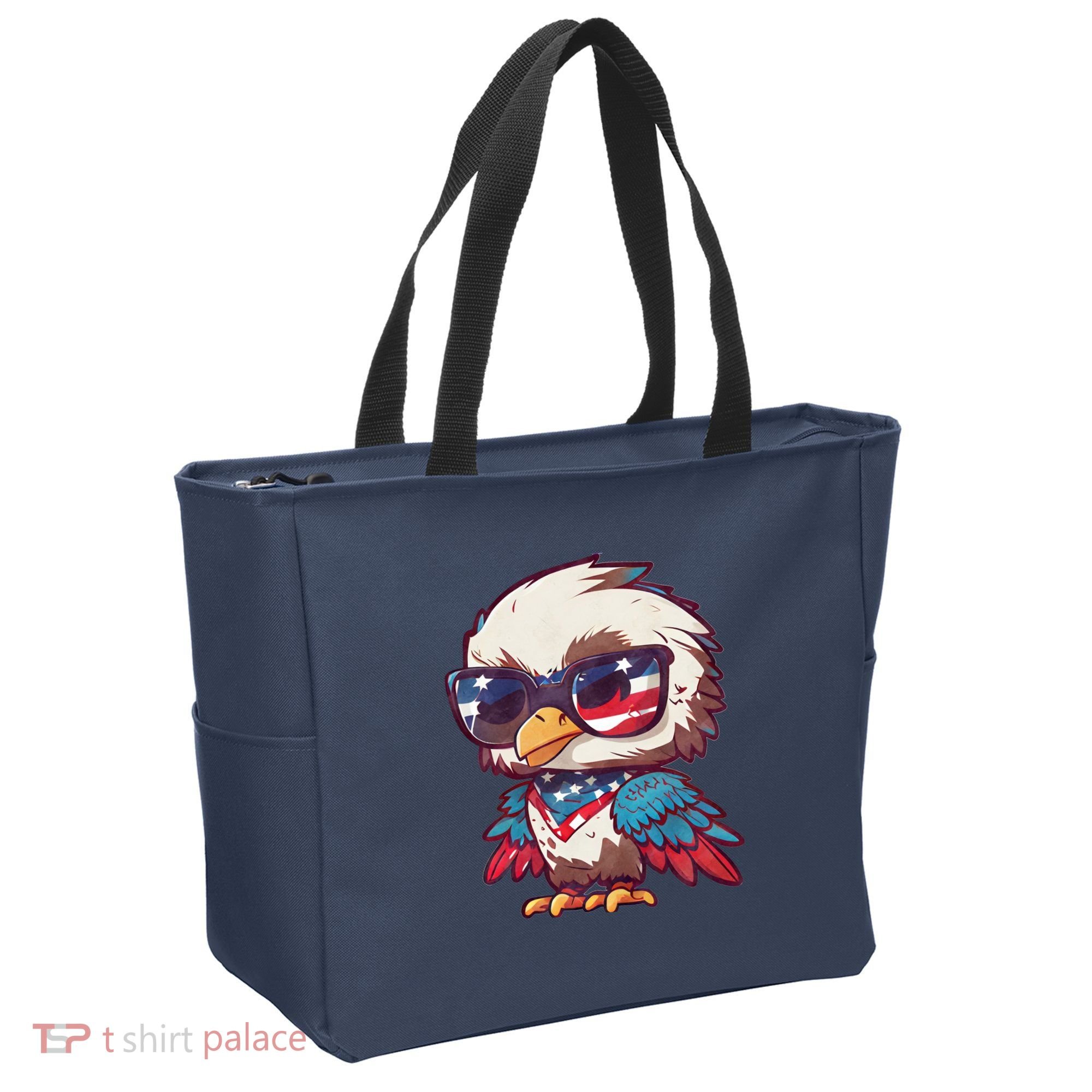 America Patriotic Bald Eagle Tote Bag