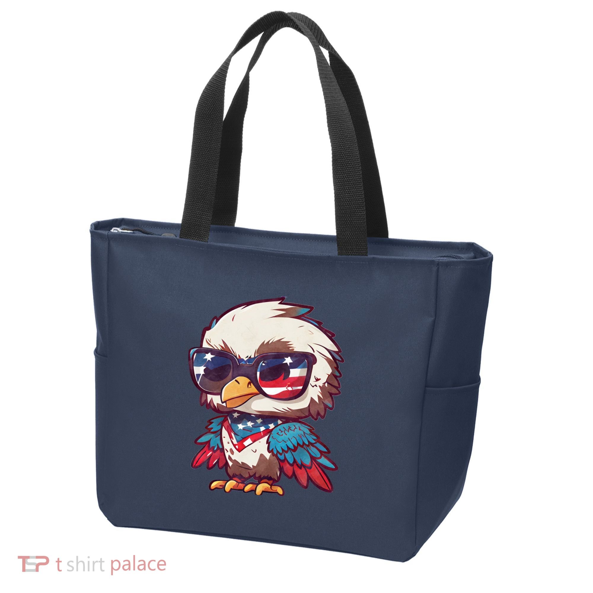 America Patriotic Bald Eagle Tote Bag
