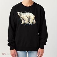 Abstract Polar Bear From A Splash Women's Sweatshirt thumb 0