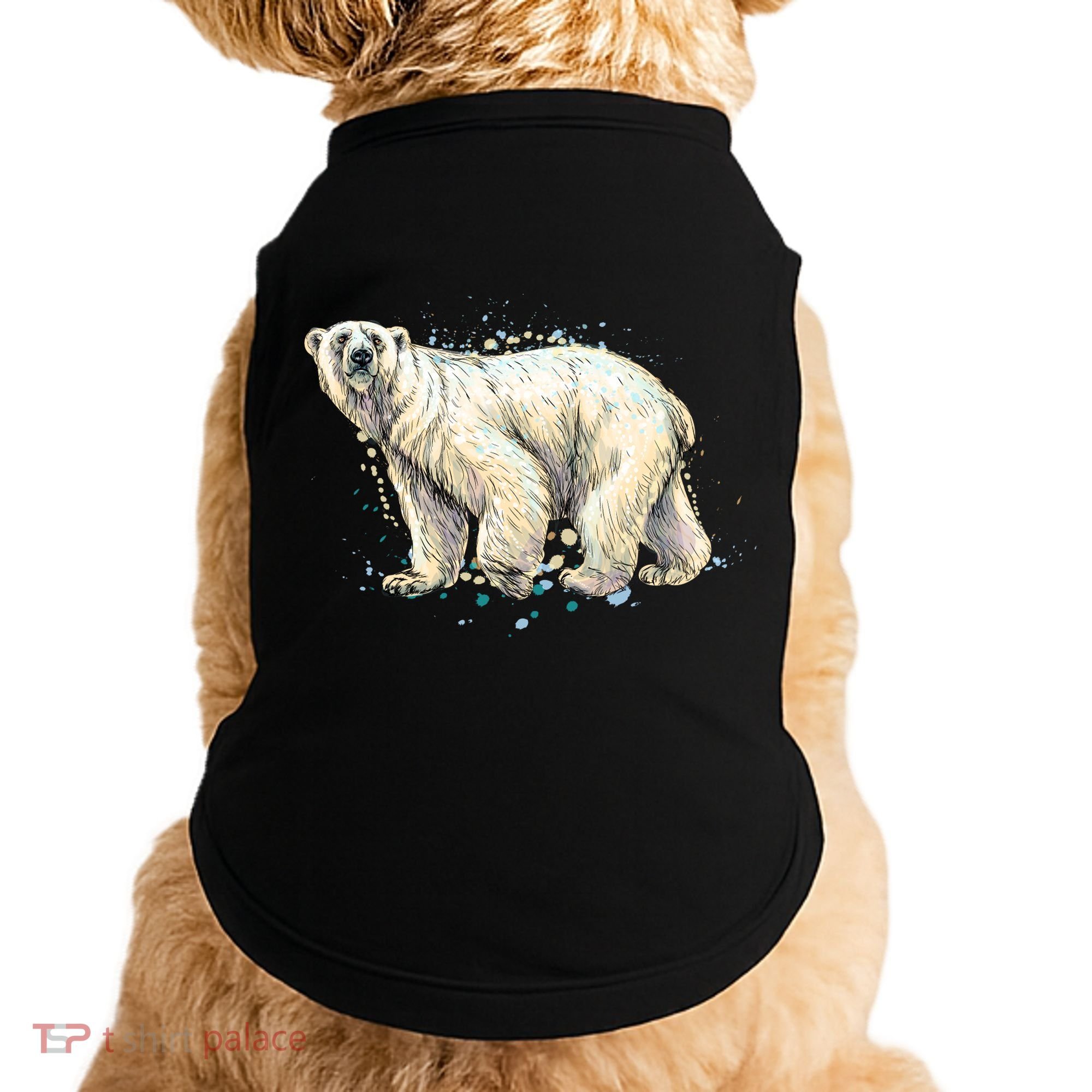 Abstract Polar Bear From A Splash Doggie Tank