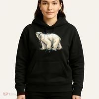 Abstract Polar Bear From A Splash Hoodie thumb 5