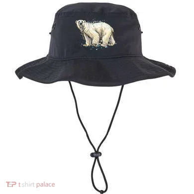 Abstract Polar Bear From A Splash Bucket Hat