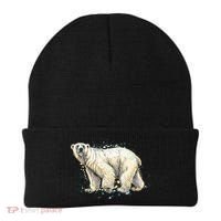 Abstract Polar Bear From A Splash Beanie thumb 0