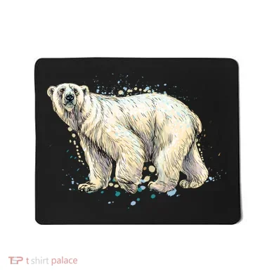 Abstract Polar Bear From A Splash Mousepad