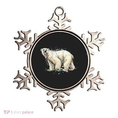 Abstract Polar Bear From A Splash Ornament