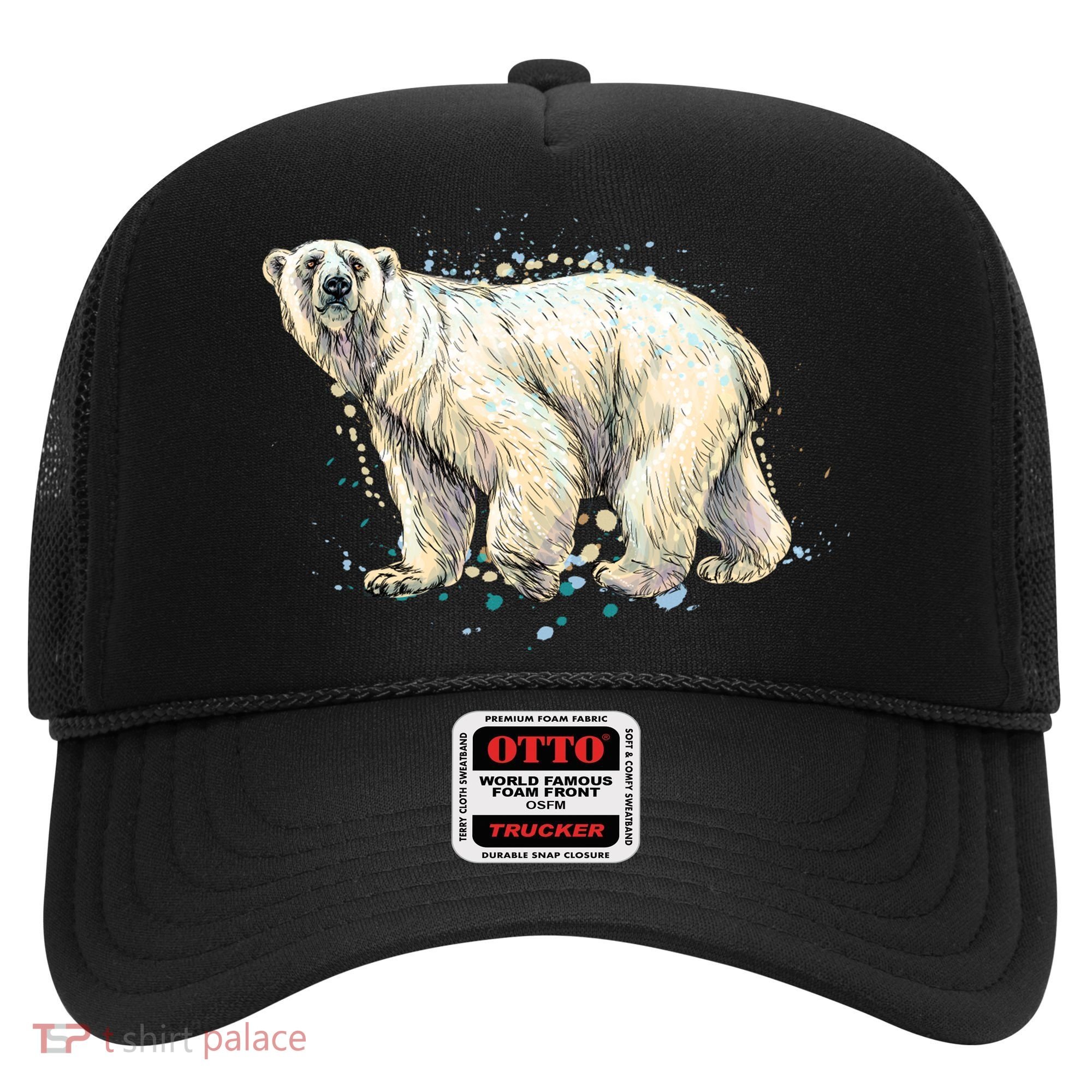 Abstract Polar Bear From A Splash Hat