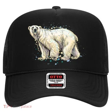 Abstract Polar Bear From A Splash Hat
