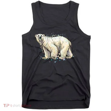 Abstract Polar Bear From A Splash Tank Top