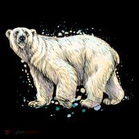 Abstract Polar Bear From A Splash Tank Top thumb 6