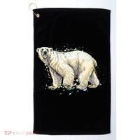 Abstract Polar Bear From A Splash Golf Towel thumb 0