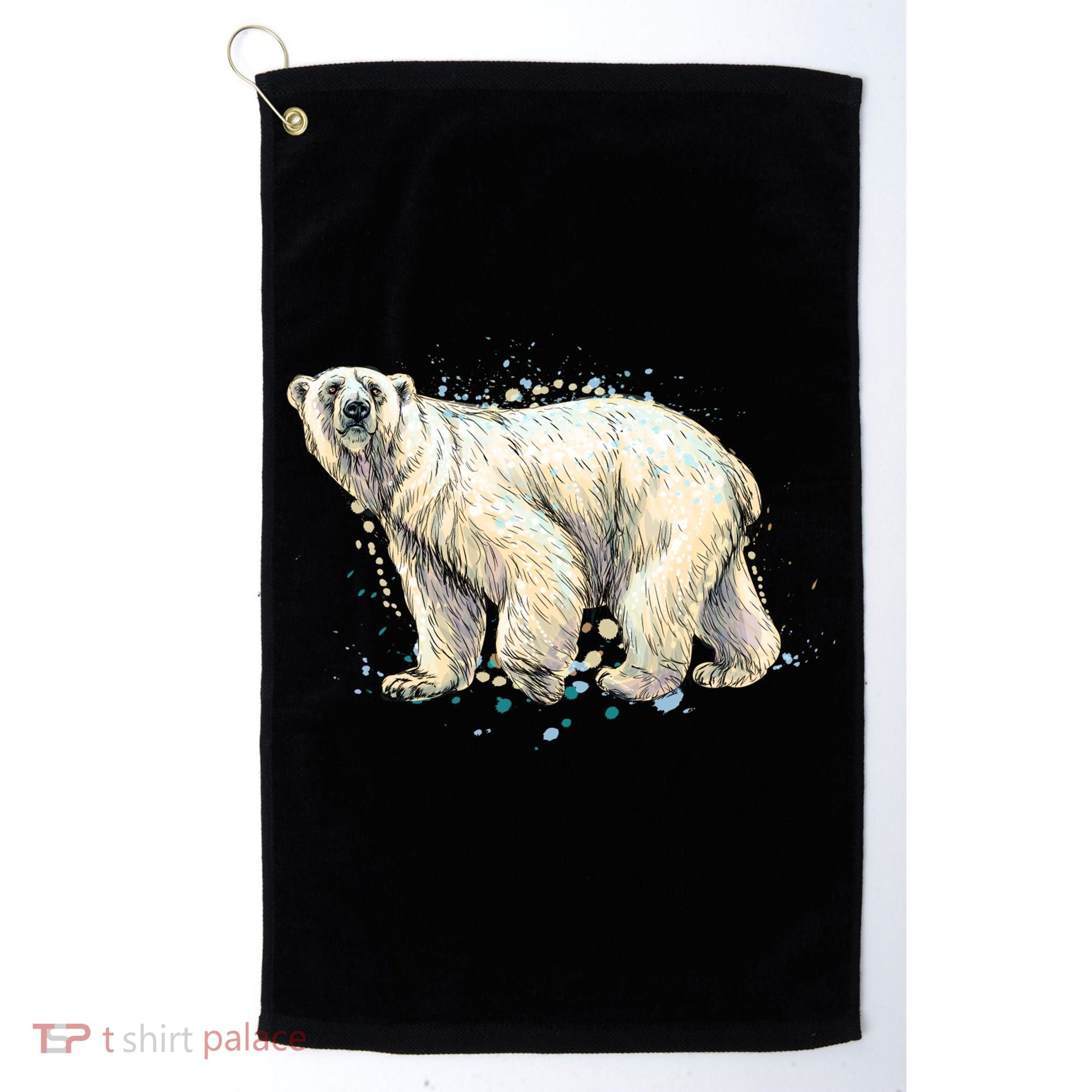 Abstract Polar Bear From A Splash Golf Towel