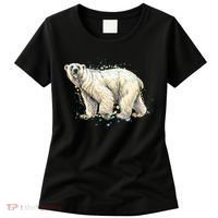 Abstract Polar Bear From A Splash Women's T-Shirt thumb 0