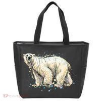Abstract Polar Bear From A Splash Tote Bag thumb 0