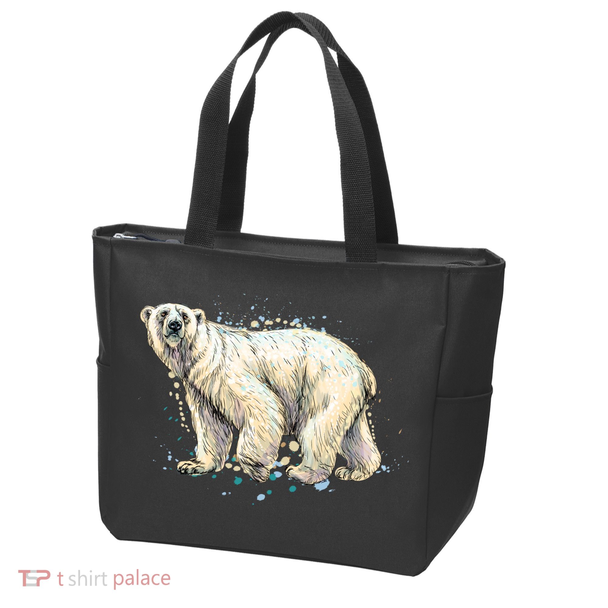 Abstract Polar Bear From A Splash Tote Bag