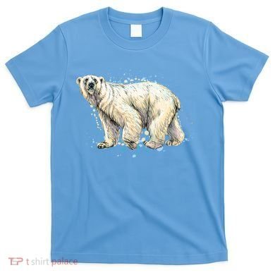 Abstract Polar Bear From A Splash T-Shirt