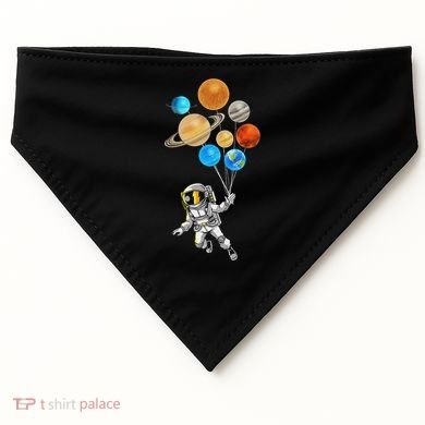 Astronaut Planet Balloons Super Gift For Space Space USA-Made Doggie Bandana