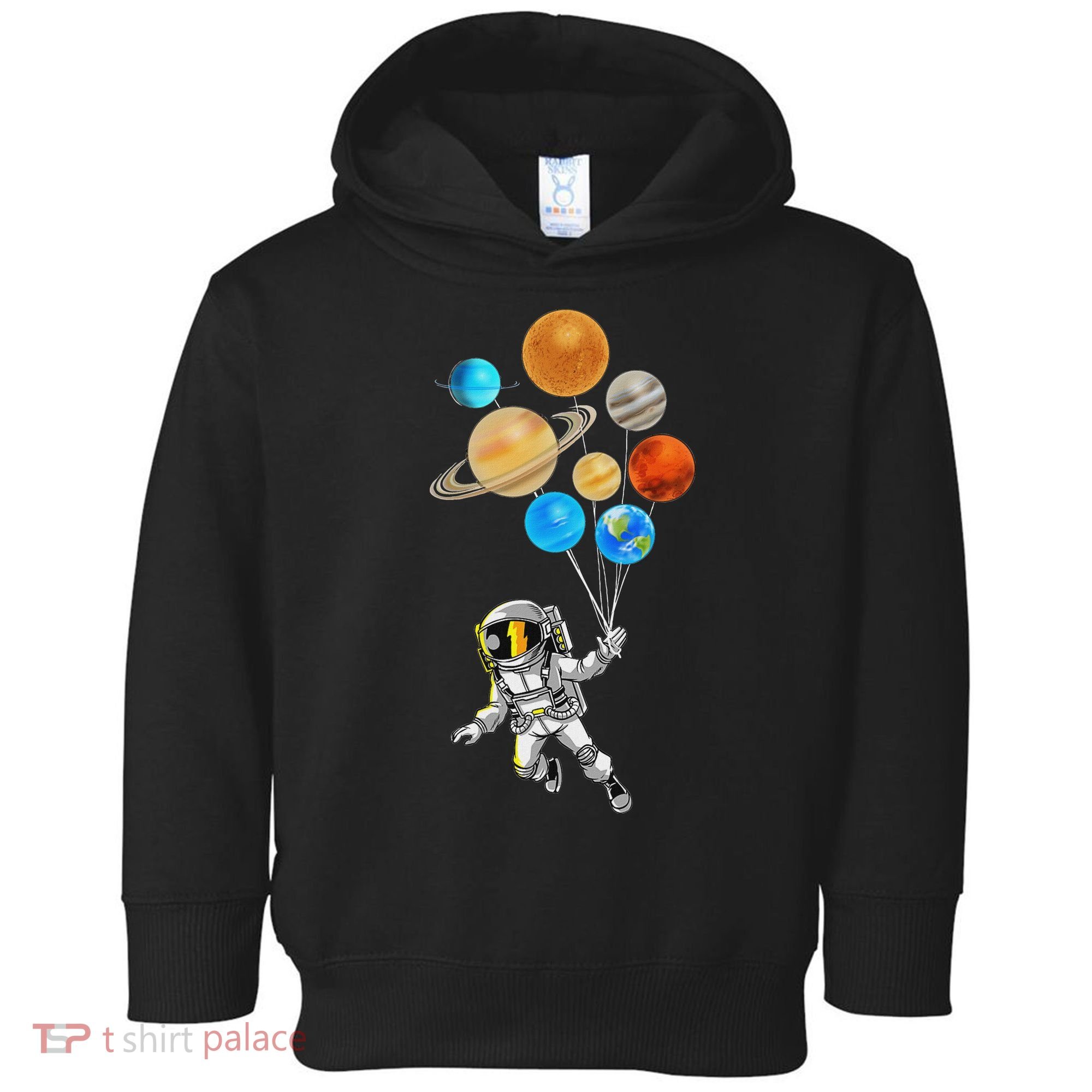 Astronaut Planet Balloons Super Gift For Space Space Toddler Hoodie