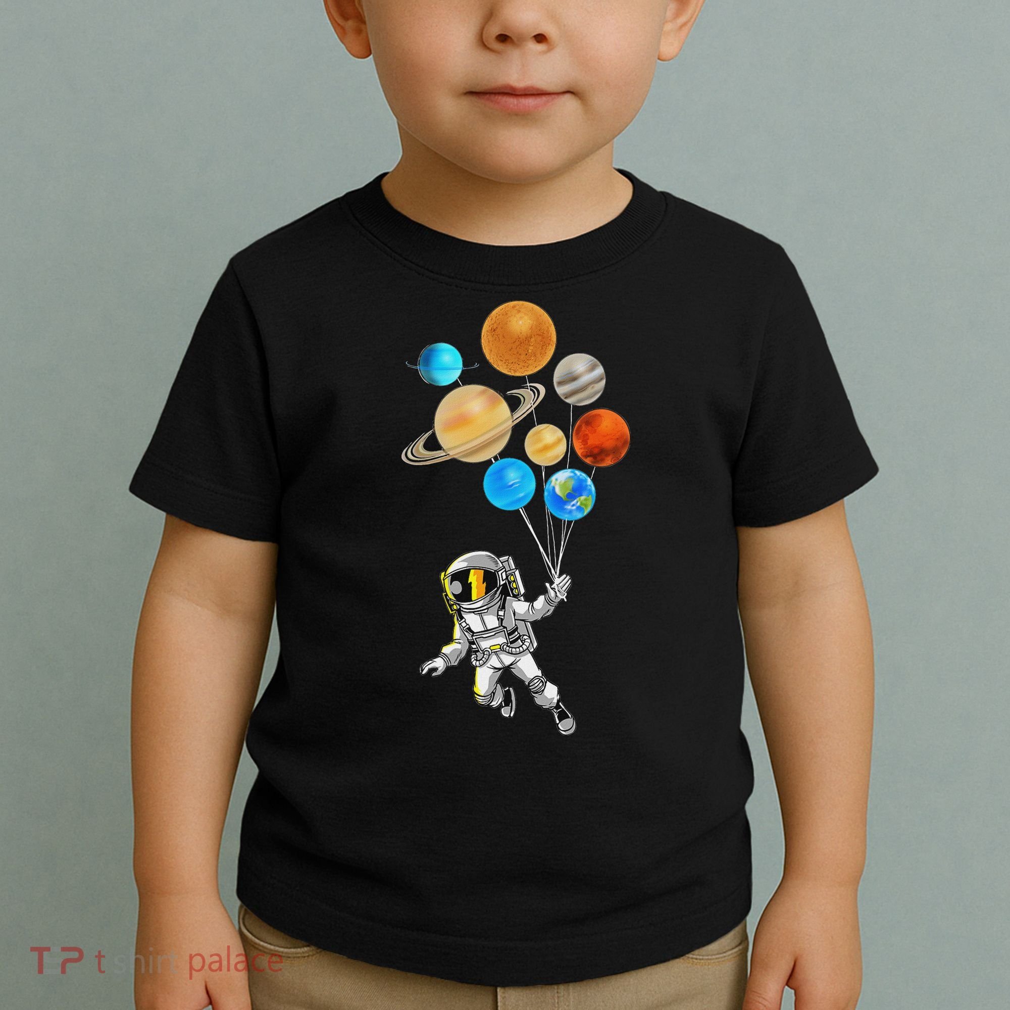 Astronaut Planet Balloons Super Gift For Space Space Toddler T-Shirt