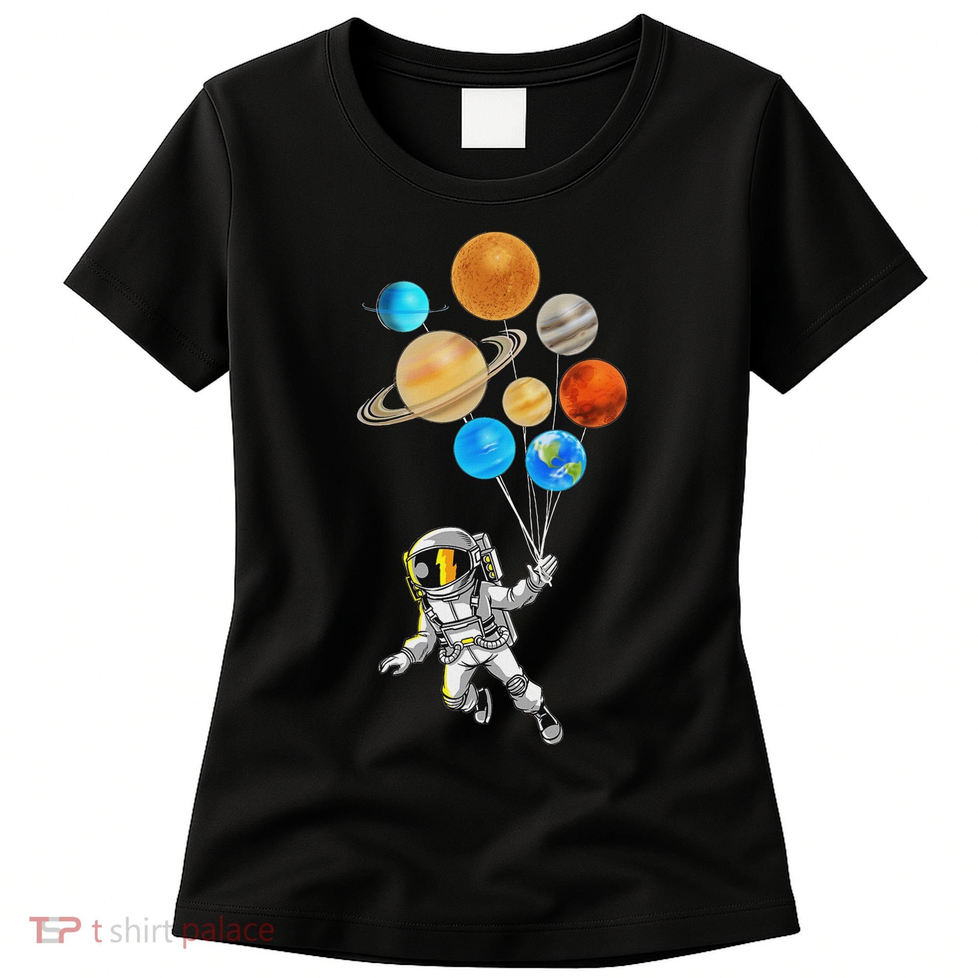 Astronaut Planet Balloons Super Gift For Space Space Women's T-Shirt