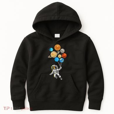 Astronaut Planet Balloons Super Gift For Space Space Kids Hoodie