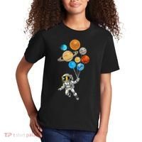 Astronaut Planet Balloons Super Gift For Space Space Kids T-Shirt thumb 2