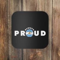 Always Proud Bandera Argentina Flag Basketball Fan Lover Coaster thumb 0