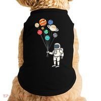 Astronaut Planets Balloons Funny Solar Space Birthday Party Doggie Tank thumb 0