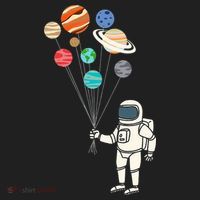 Astronaut Planets Balloons Funny Solar Space Birthday Party Beanie thumb 2