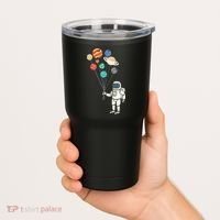 Astronaut Planets Balloons Funny Solar Space Birthday Party Tumbler thumb 2