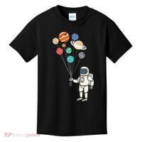 Astronaut Planets Balloons Funny Solar Space Birthday Party Kids T-Shirt thumb 0