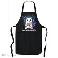 Axolotl Playing Console Video Games Gamesolotl Gaming Apron thumb 0