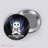 Axolotl Playing Console Video Games Gamesolotl Gaming Button thumb 0