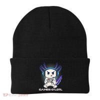 Axolotl Playing Console Video Games Gamesolotl Gaming Beanie thumb 0