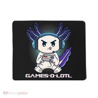 Axolotl Playing Console Video Games Gamesolotl Gaming Mousepad thumb 0