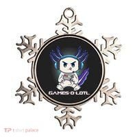Axolotl Playing Console Video Games Gamesolotl Gaming Ornament thumb 0