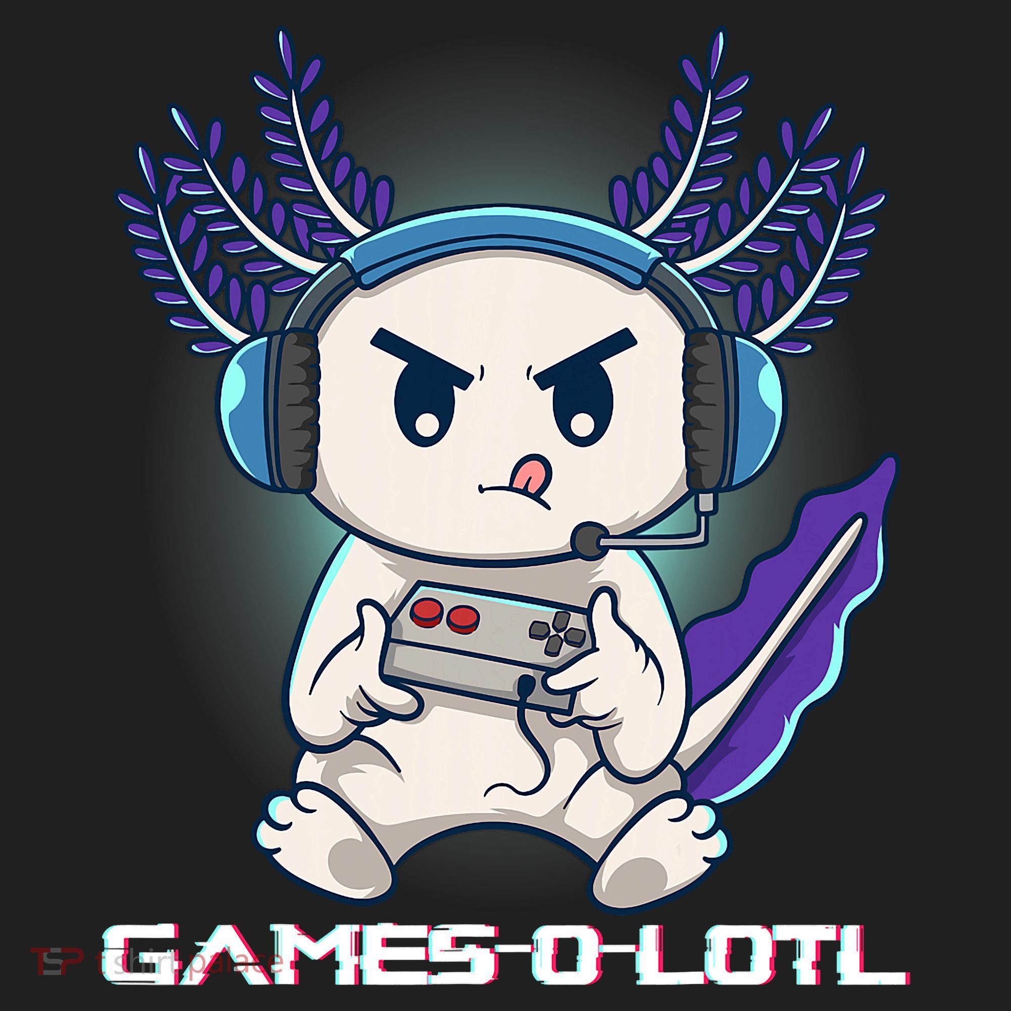 Axolotl Playing Console Video Games Gamesolotl Gaming Hat
