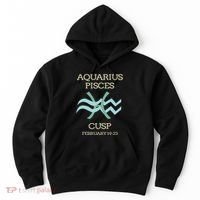 Aquarius Pisces Cusp Zodiac Horoscope Hoodie thumb 0