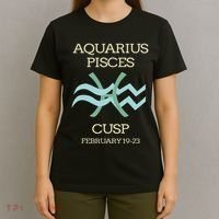 Aquarius Pisces Cusp Zodiac Horoscope T-Shirt thumb 4