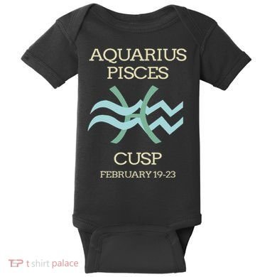Aquarius Pisces Cusp Zodiac Horoscope Baby Bodysuit