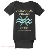 Aquarius Pisces Cusp Zodiac Horoscope Baby Bodysuit thumb 0