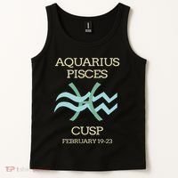 Aquarius Pisces Cusp Zodiac Horoscope Tank Top thumb 2