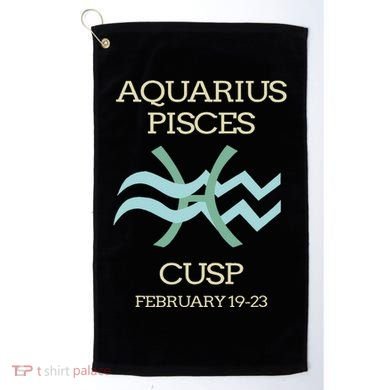 Aquarius Pisces Cusp Zodiac Horoscope Golf Towel