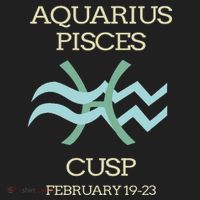 Aquarius Pisces Cusp Zodiac Horoscope Golf Towel thumb 3